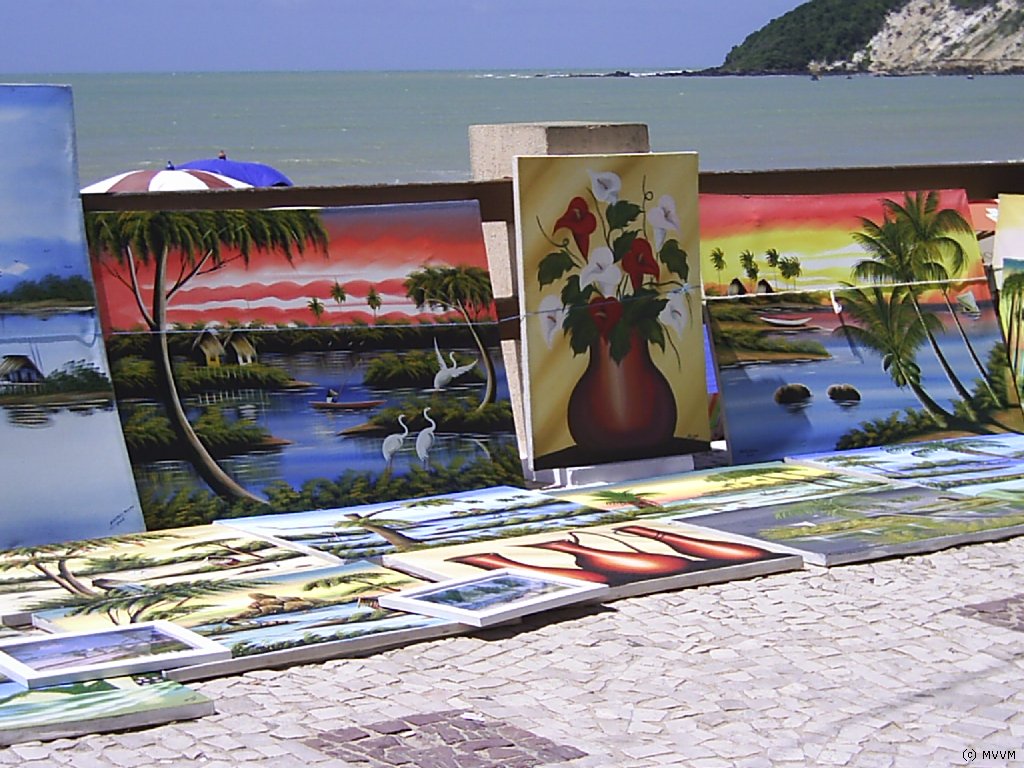 Selling Art/Kunstverkoop in
       Ponta Negra