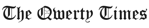 Title of 'The Qwerty Times' newspaper